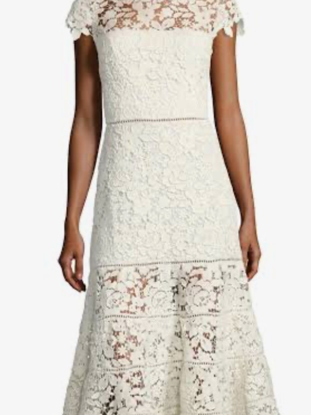 Joie celedonia white lace dress size 0